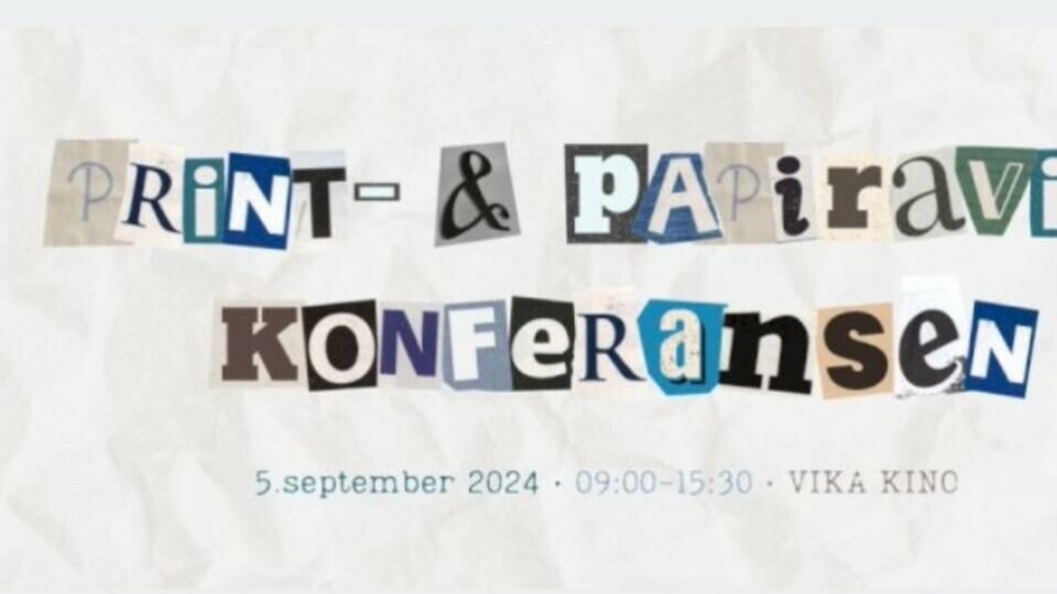 Rabatt på Print- og papiraviskonferansen til medlemmer i Fagpressen