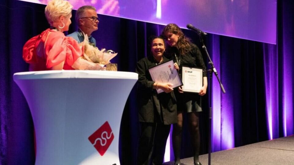 Fra prisutdelingen på SKUP i 2023. (Foto: SKUP).