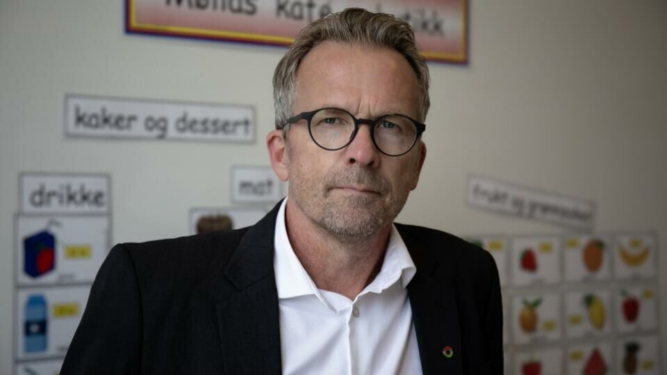 Geir Røsvoll er leder i Utdanningsforbundet og utgiver av Utdanningsnytt og flere redaktørstyrte fagmedier på utdanningsfeltet. (Foto: Harald Åker/Utdanningsforbundet).