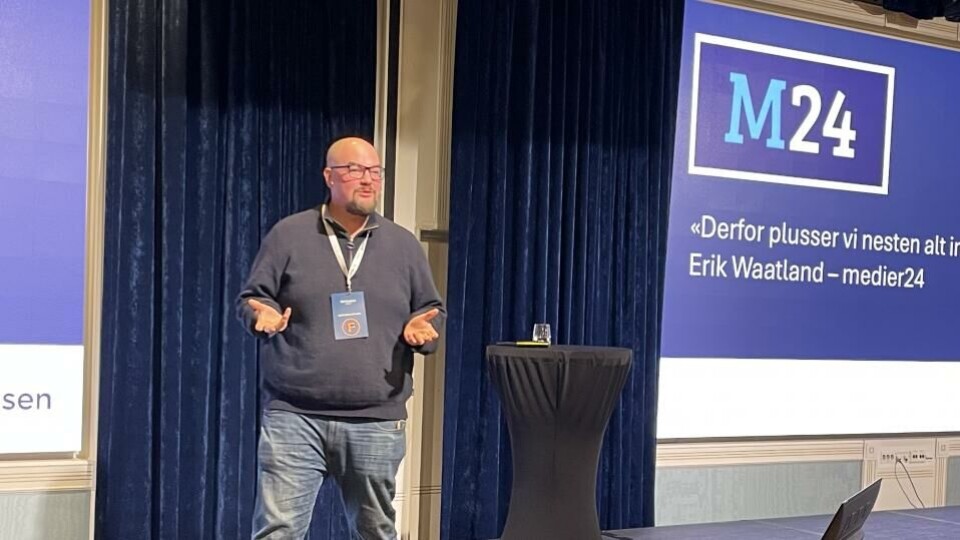 Erik Waatland har solgt M24 og KOM24 til Watch Media. Han fortsetter selv i selskapet, først som redaktør og etter hvert som kommentator. (Foto: BN).