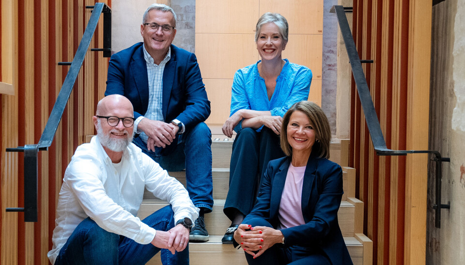 Fagpressens administrasjon: Kjartan Tyvand, Per Brikt Olsen, Camilla Briså og Ingrid Nergården Jortveit.