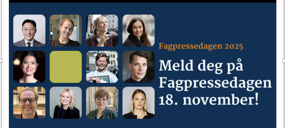 Her er programmet til fagpressedagen